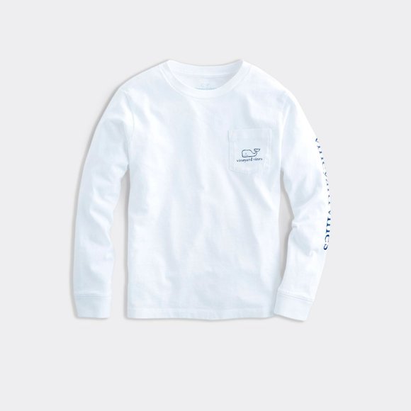 I ACCEPT OFFERS! Kids Vineyard Vines Long Sleeve Pocket Tee. Boys L (14). - Picture 2 of 2